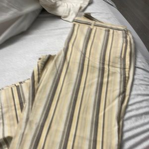 3/4 length stripe pants NEW with tags